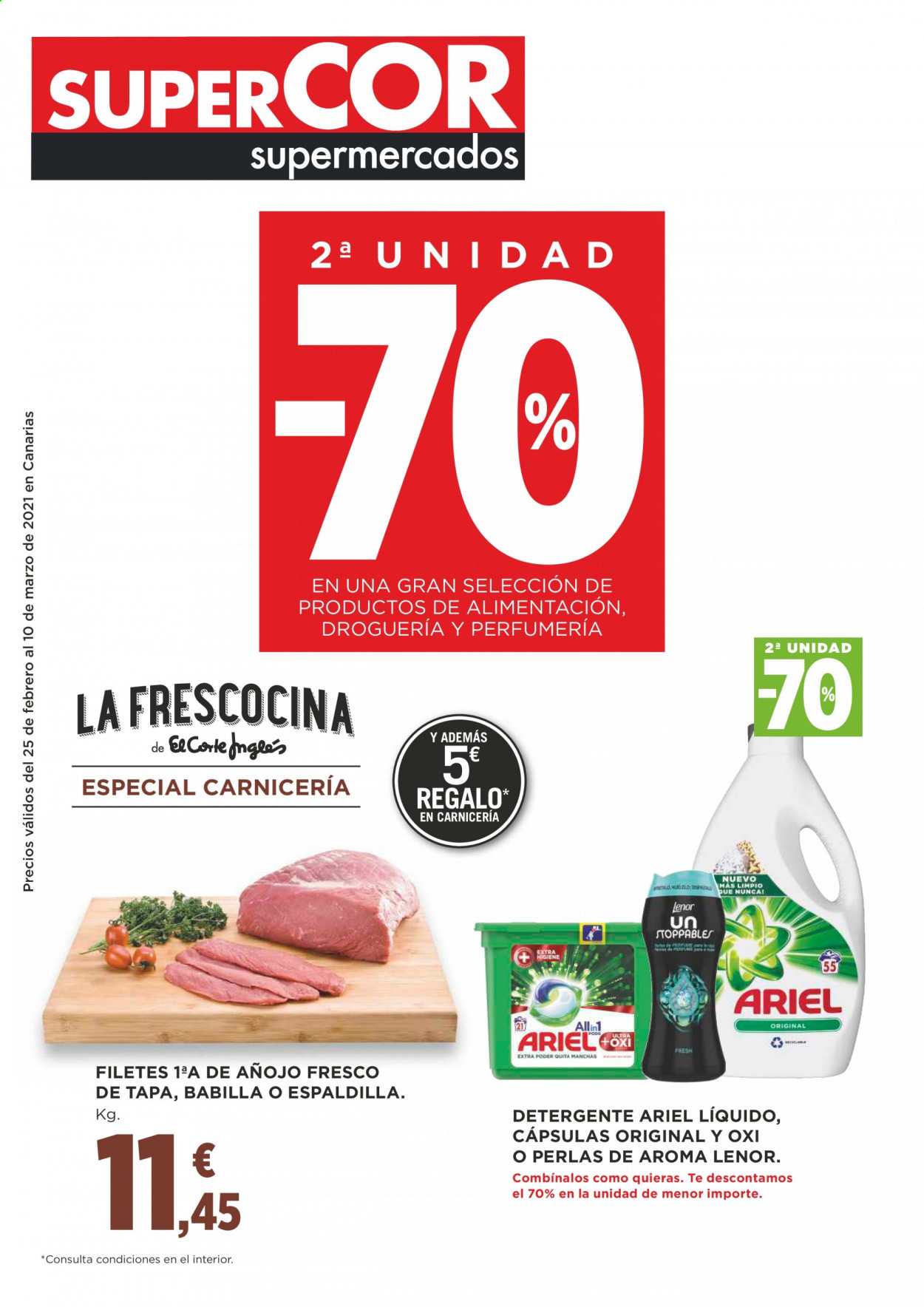 Folleto vigente Supercor supermercados  - 25.2.2021 - 10.3.2021.