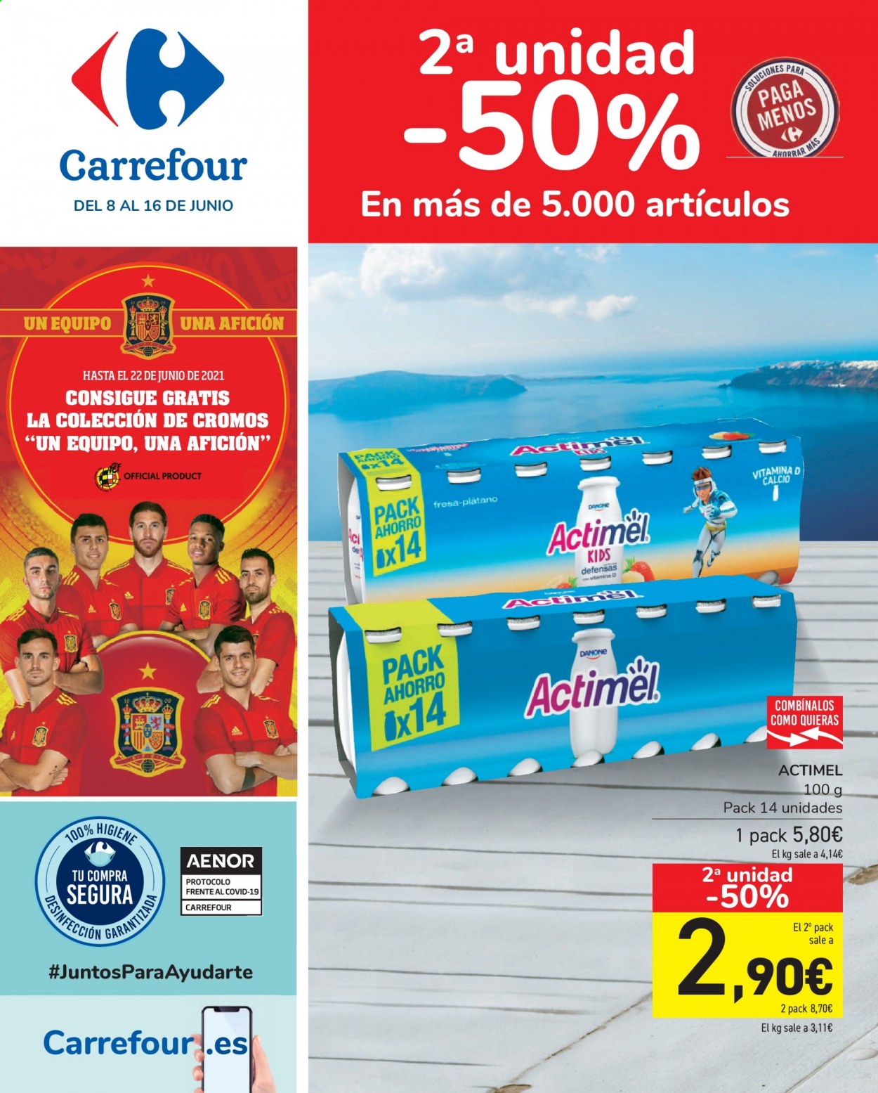 Folleto vigente Carrefour  - 8.6.2021 - 16.6.2021.