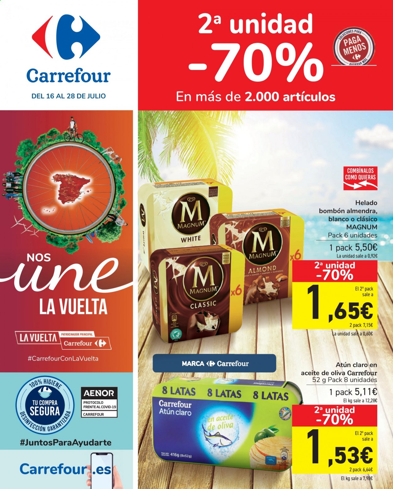 Folleto vigente Carrefour  - 16.7.2021 - 28.7.2021.