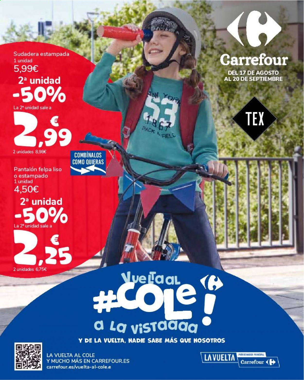 Folleto vigente Carrefour  - 17.8.2021 - 20.9.2021.