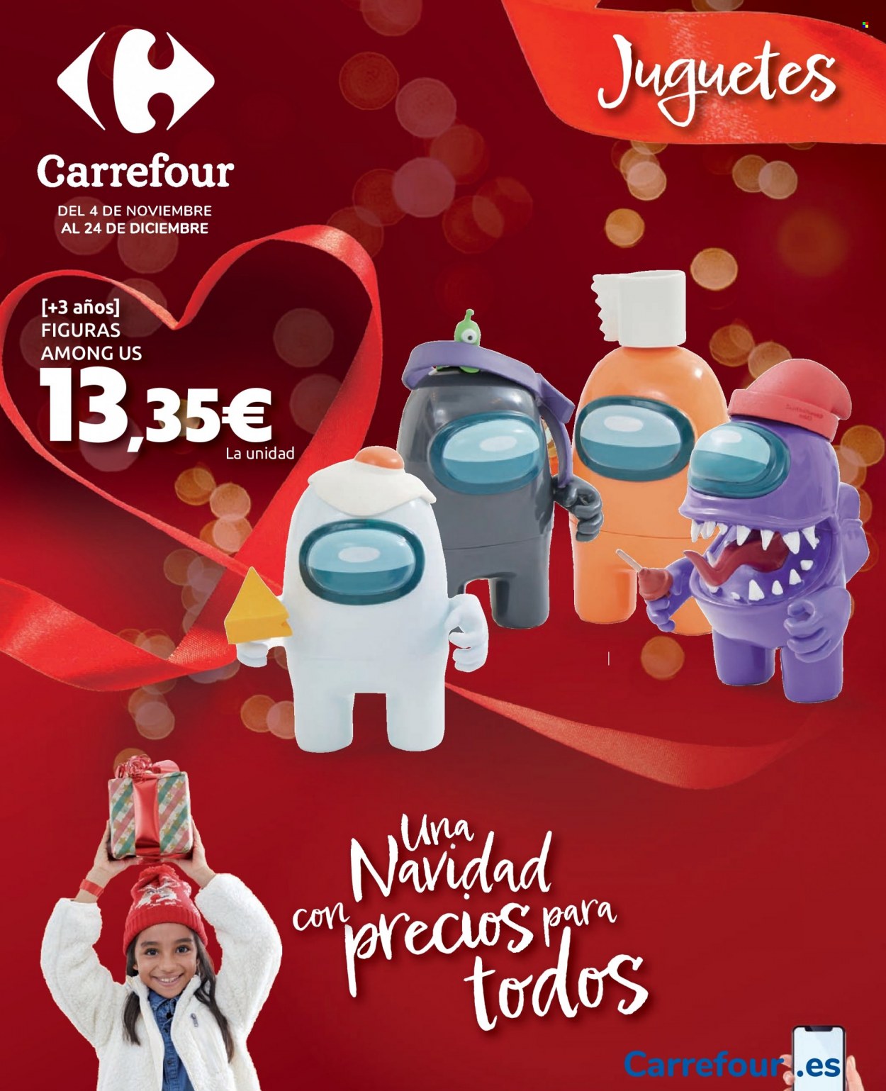 Folleto vigente Carrefour  - 4.11.2021 - 24.12.2021. Página 1.
