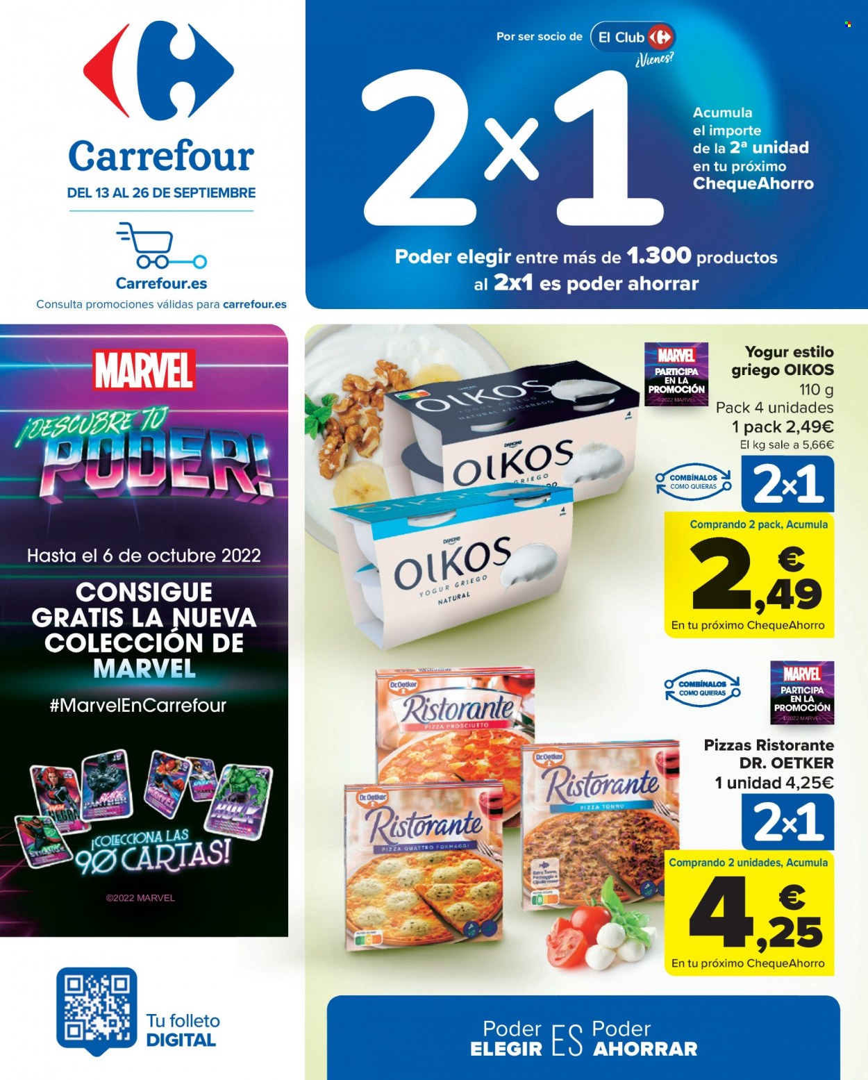 Folleto vigente Carrefour  - 13.9.2022 - 26.9.2022.