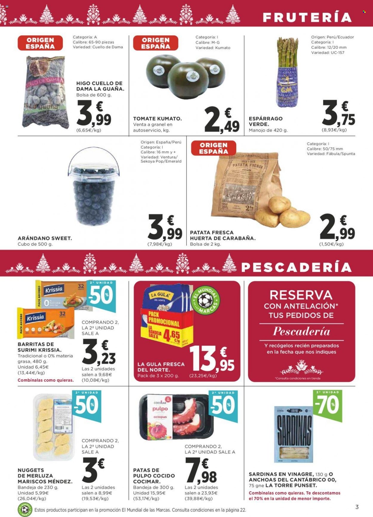 Folleto vigente Supercor supermercados  - 17.11.2022 - 30.11.2022.