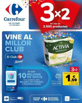 Carrefour - 3x2 (Alimentación, Drogueria, Perfumeria y comida de animales)+CHOLLOS