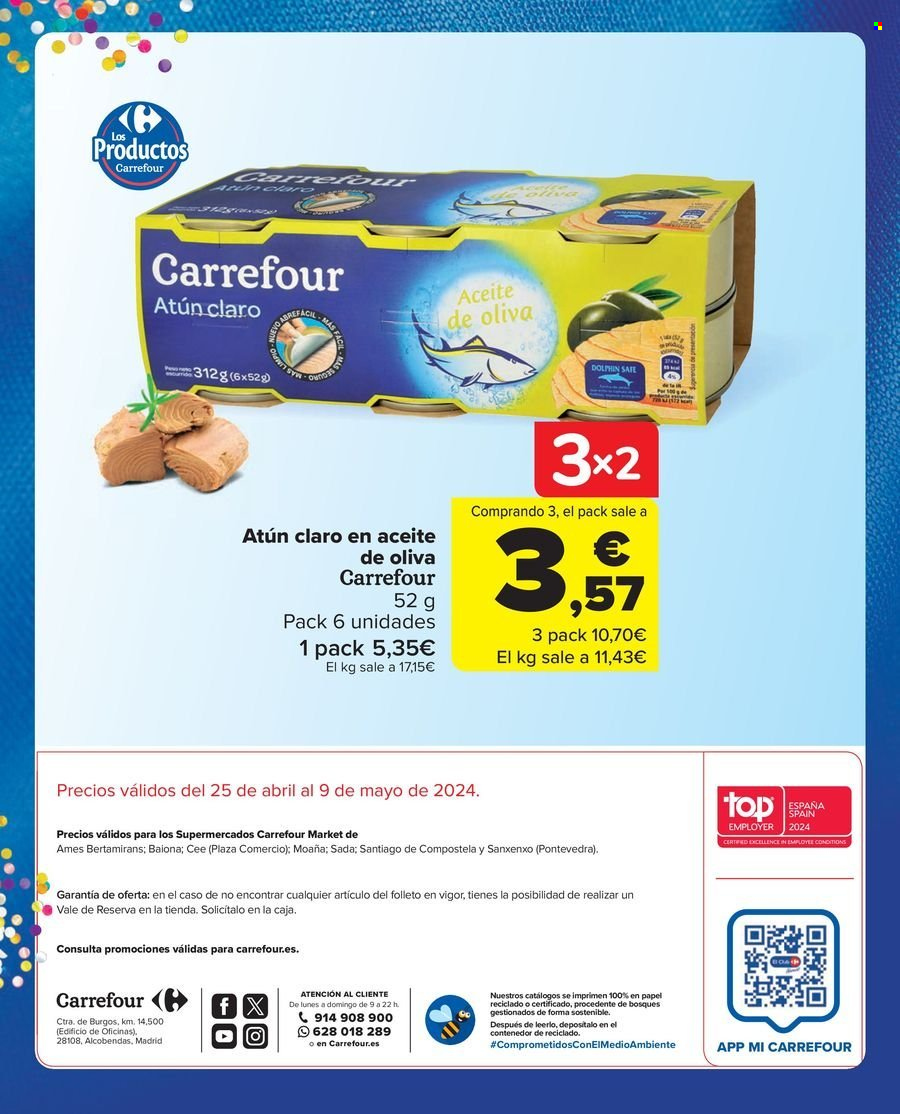 Folleto vigente Carrefour  - 25.4.2024 - 9.5.2024.