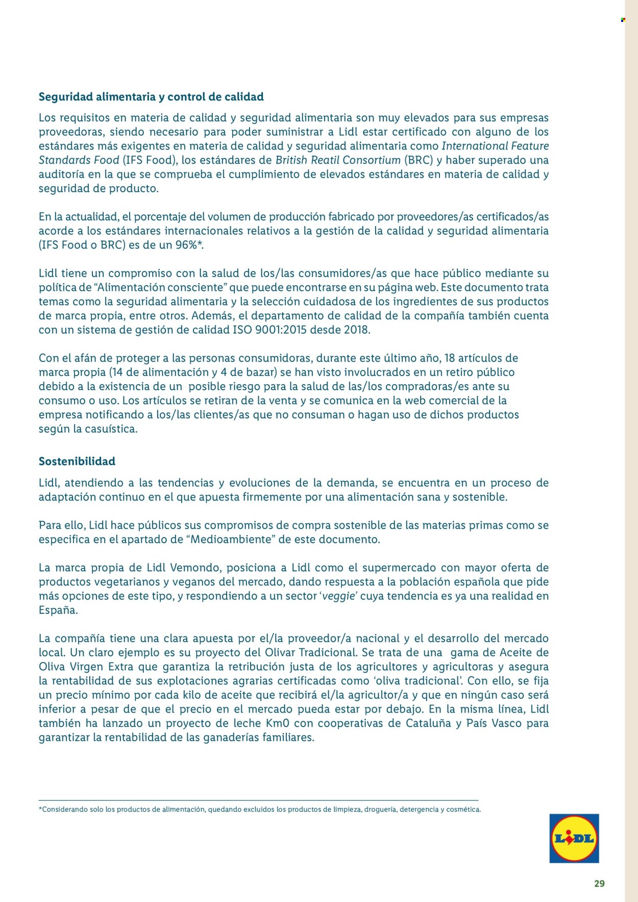 Folleto vigente Lidl  - 21.8.2024 - 26.11.2025.