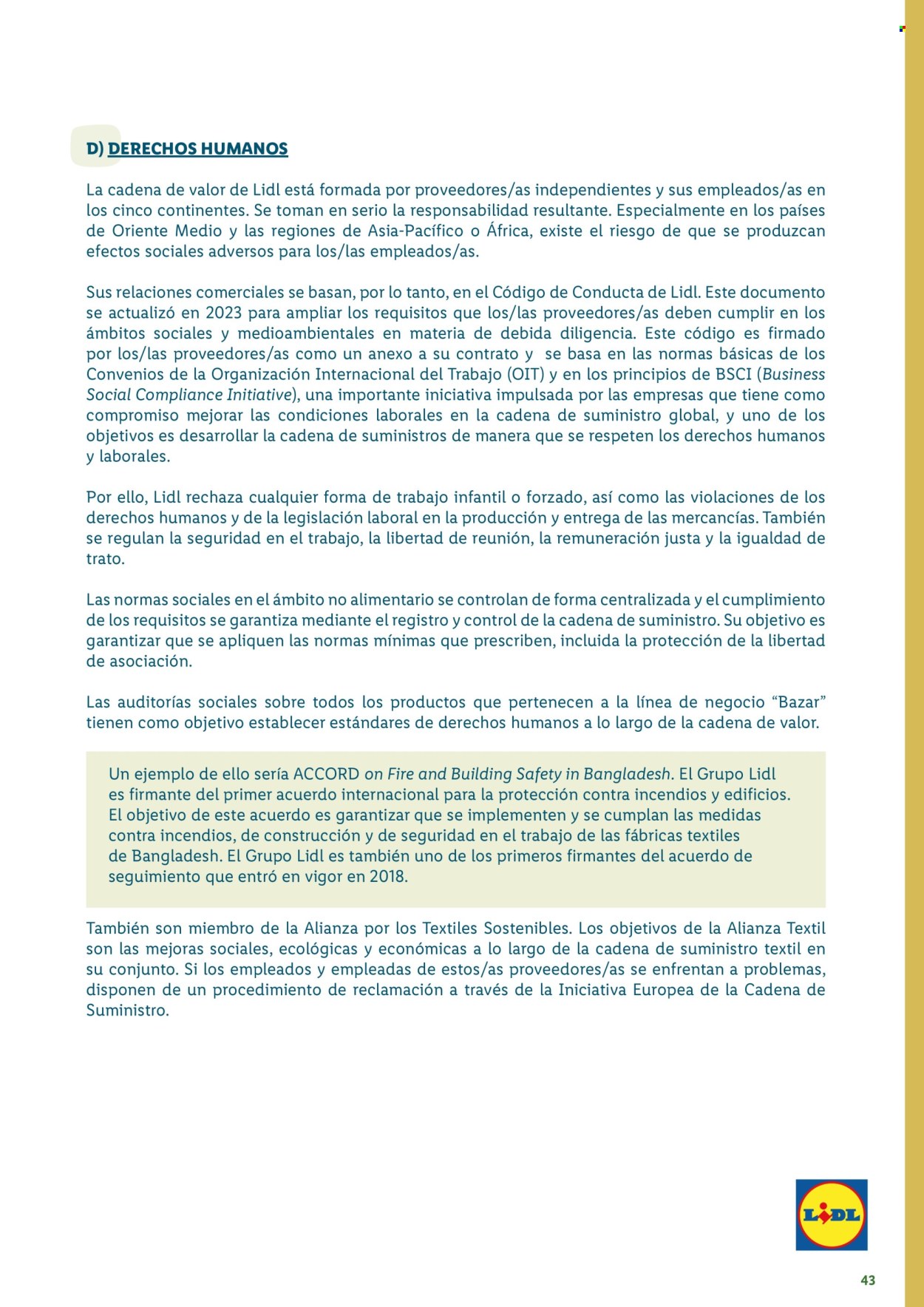 Folleto vigente Lidl  - 21.8.2024 - 26.11.2025.