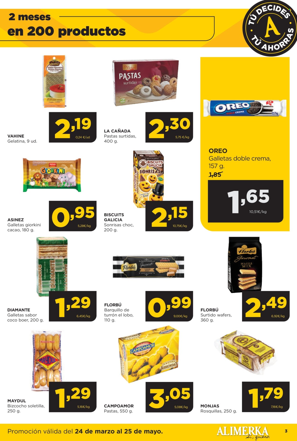 Folleto vigente Alimerka  - 24.3.2025 - 25.5.2025.