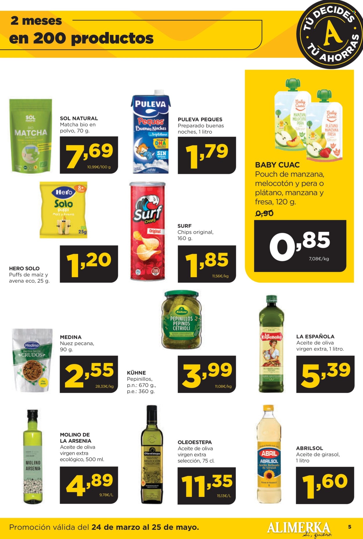 Folleto vigente Alimerka  - 24.3.2025 - 25.5.2025.