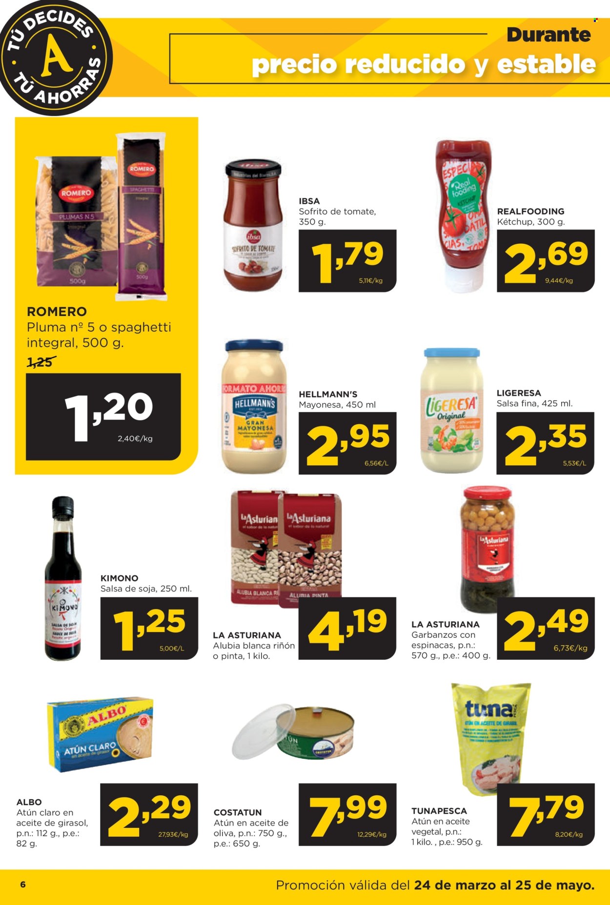 Folleto vigente Alimerka  - 24.3.2025 - 25.5.2025.