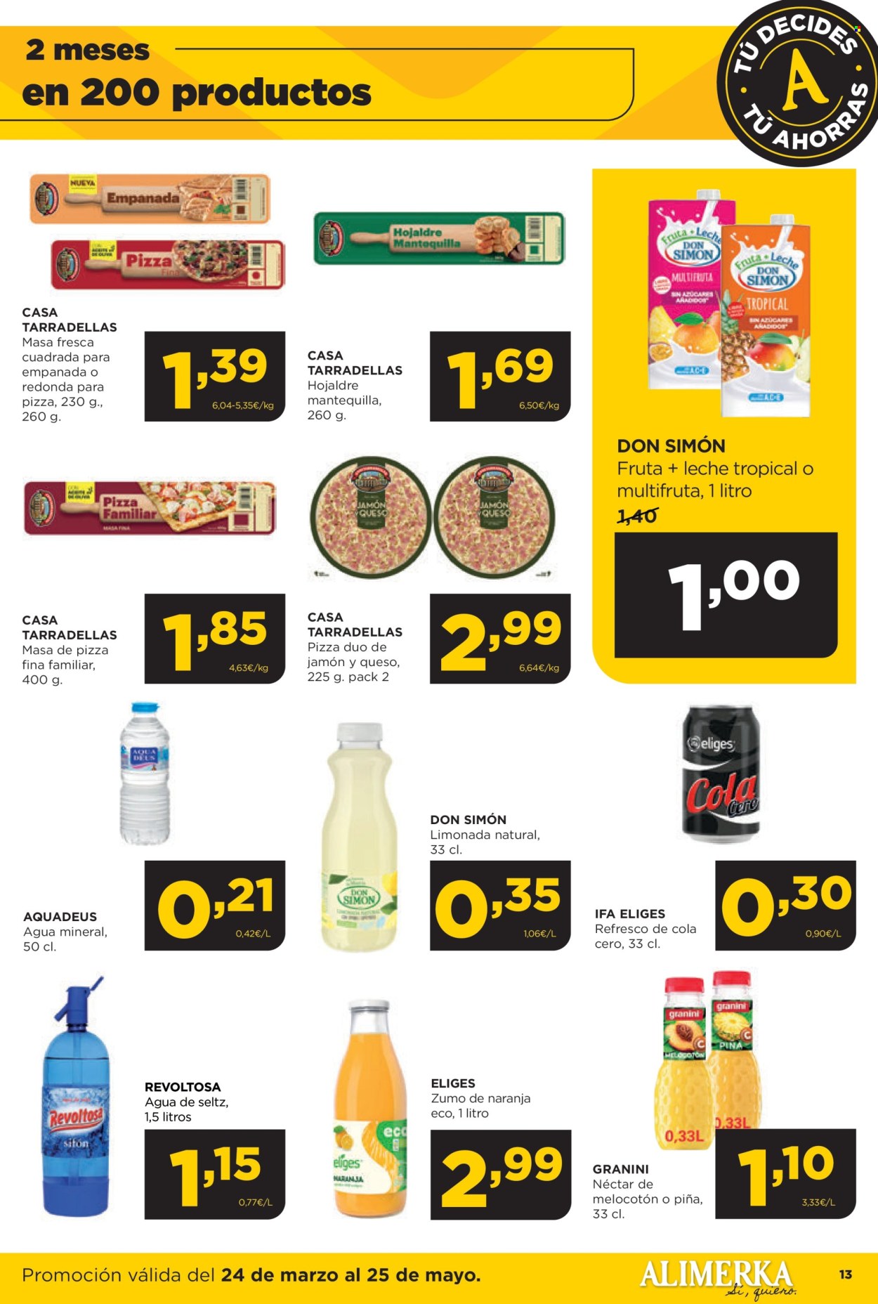 Folleto vigente Alimerka  - 24.3.2025 - 25.5.2025.