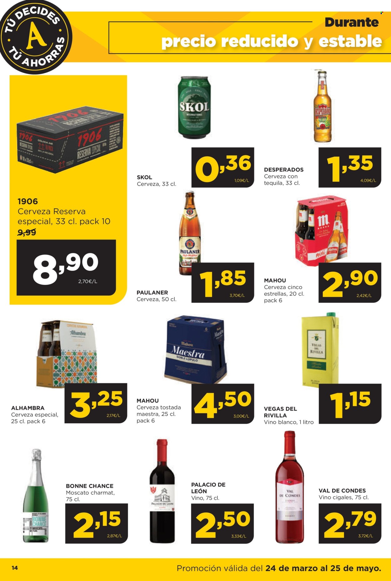 Folleto vigente Alimerka  - 24.3.2025 - 25.5.2025.