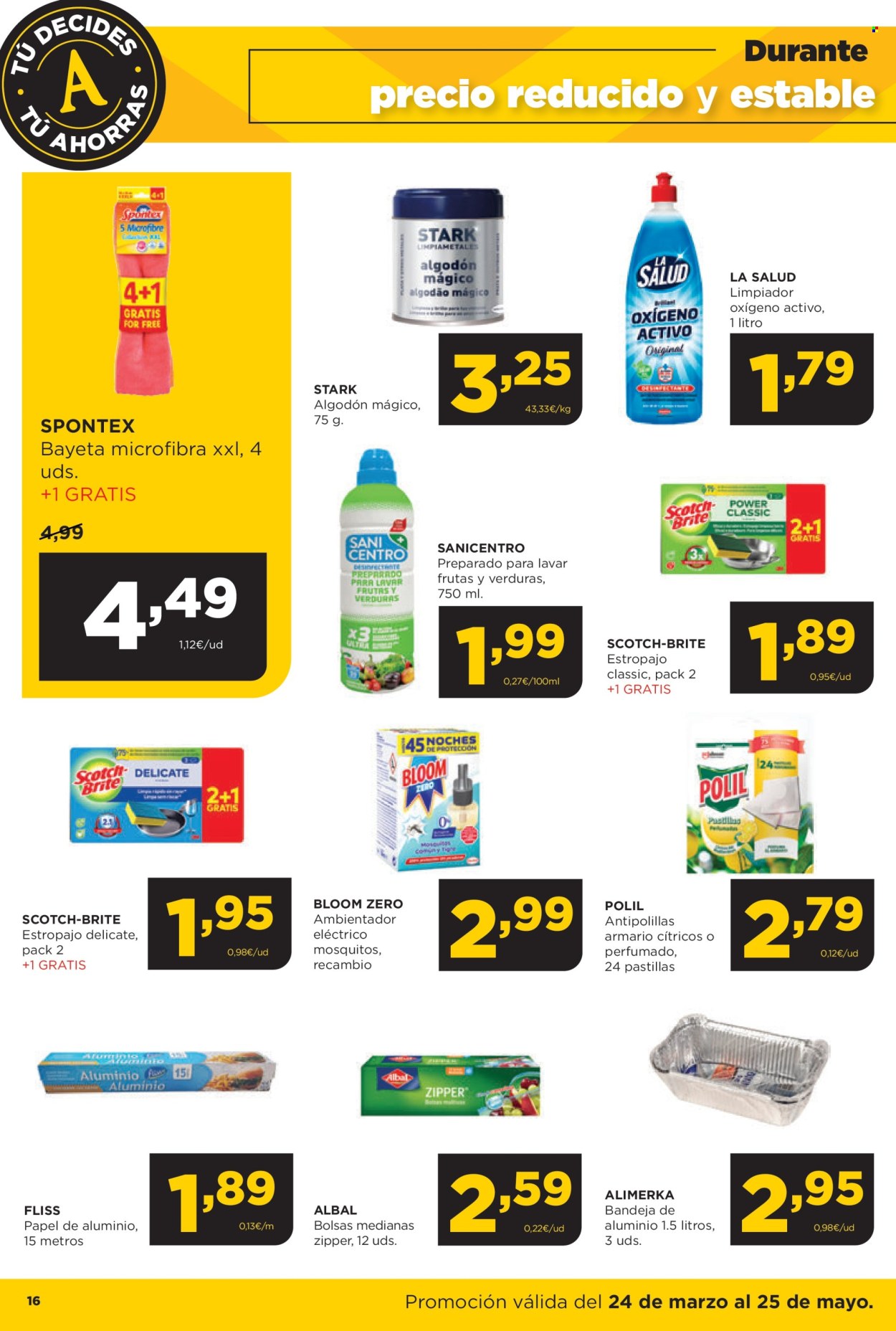 Folleto vigente Alimerka  - 24.3.2025 - 25.5.2025.