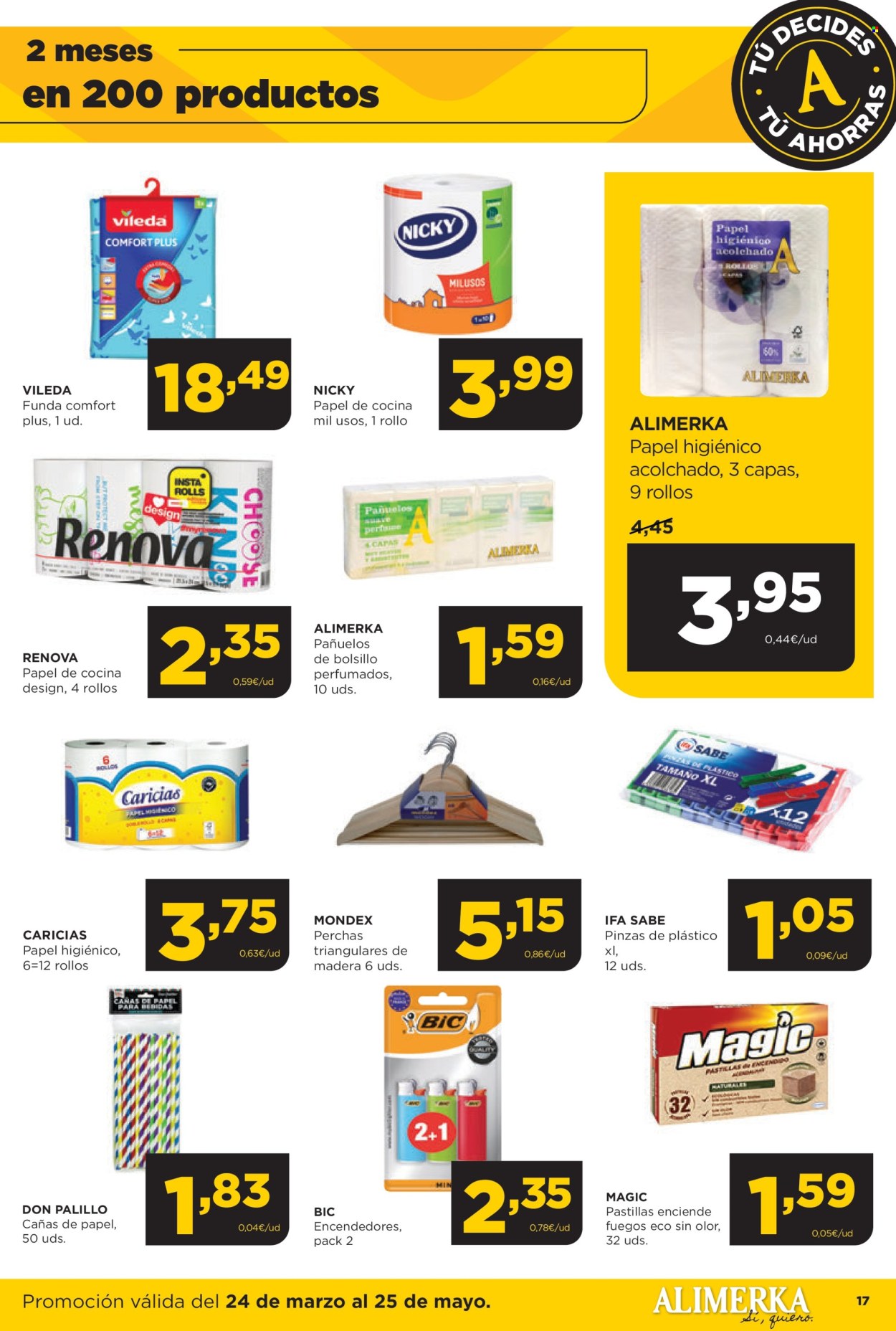 Folleto vigente Alimerka  - 24.3.2025 - 25.5.2025.