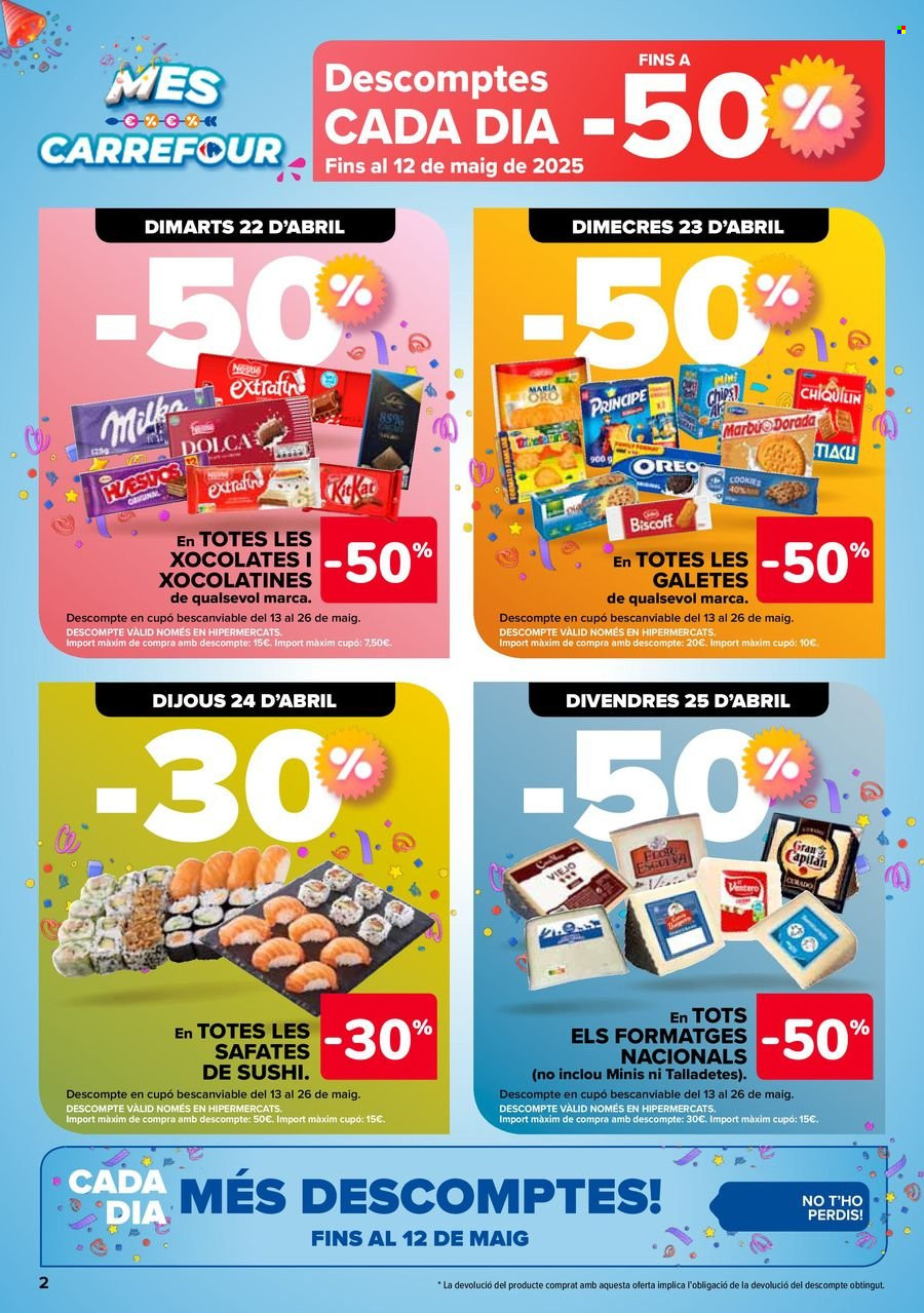 Folleto vigente Carrefour  - 22.4.2025 - 12.5.2025.