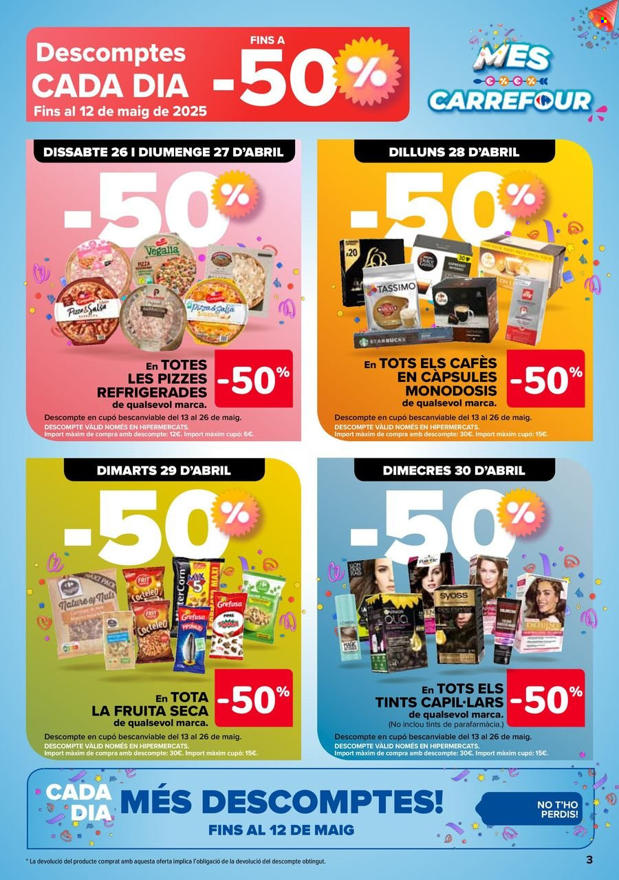 Folleto vigente Carrefour  - 22.4.2025 - 12.5.2025.