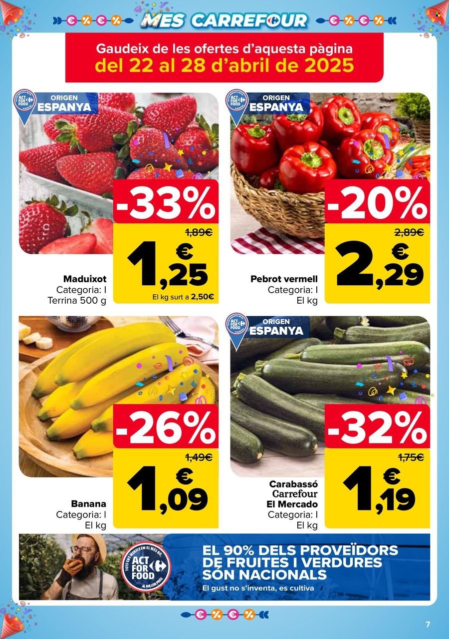Folleto vigente Carrefour  - 22.4.2025 - 12.5.2025.