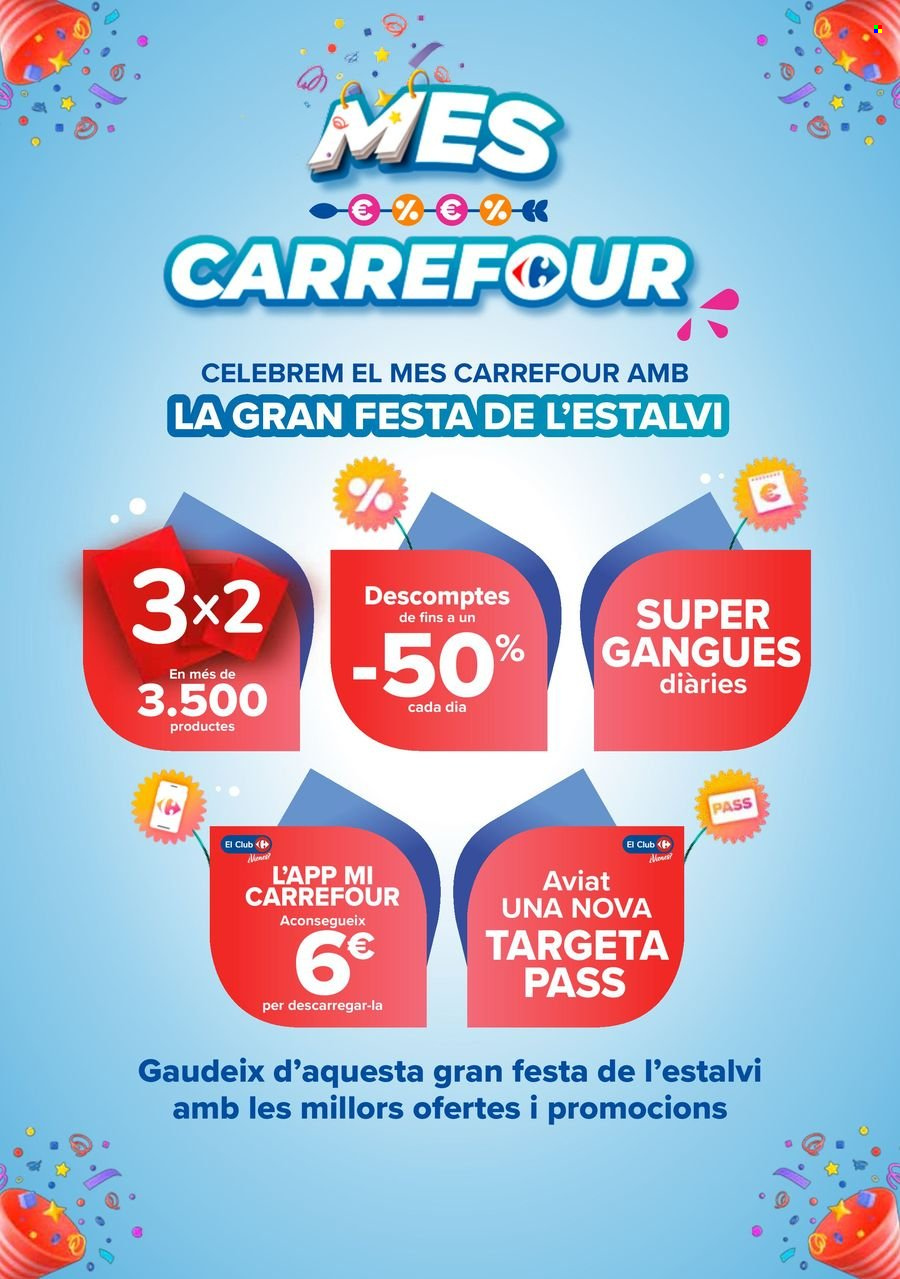 Folleto vigente Carrefour  - 22.4.2025 - 12.5.2025.