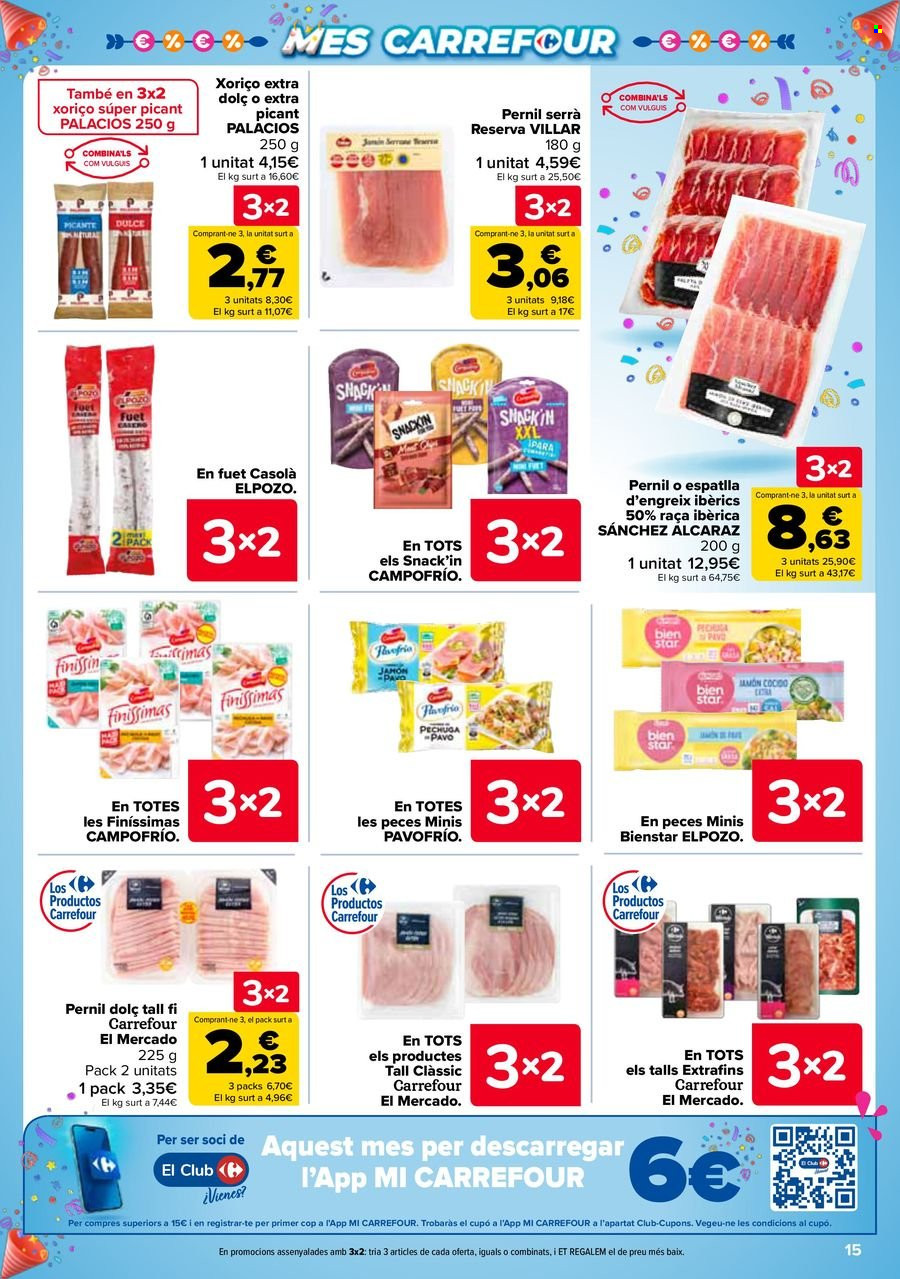 Folleto vigente Carrefour  - 22.4.2025 - 12.5.2025.