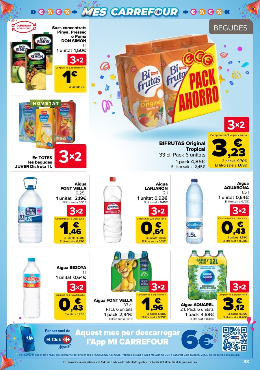 Folleto vigente Carrefour  - 22.4.2025 - 12.5.2025.