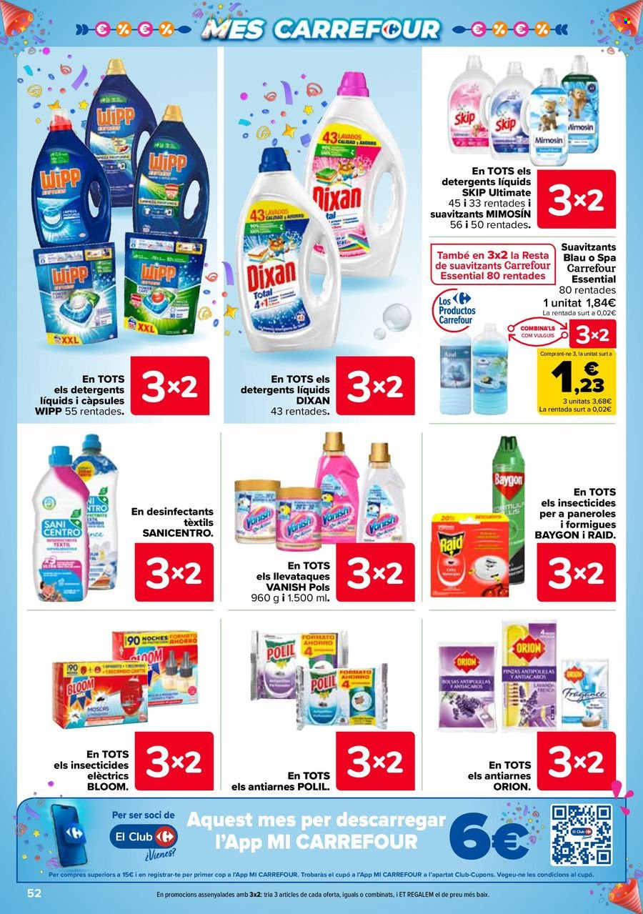 Folleto vigente Carrefour  - 22.4.2025 - 12.5.2025.