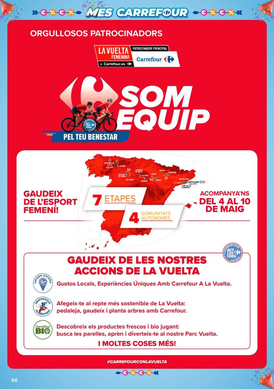 Folleto vigente Carrefour  - 22.4.2025 - 12.5.2025.