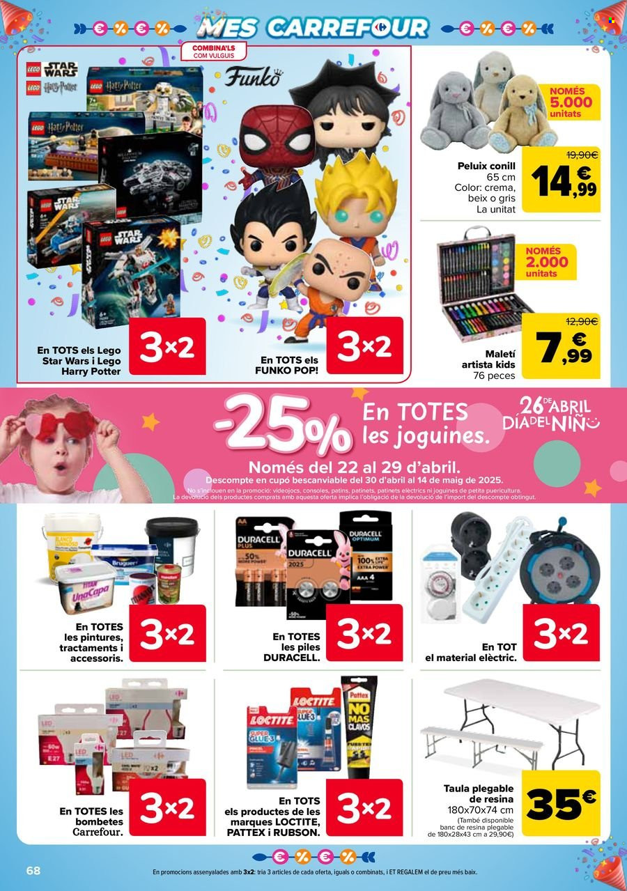 Folleto vigente Carrefour  - 22.4.2025 - 12.5.2025.