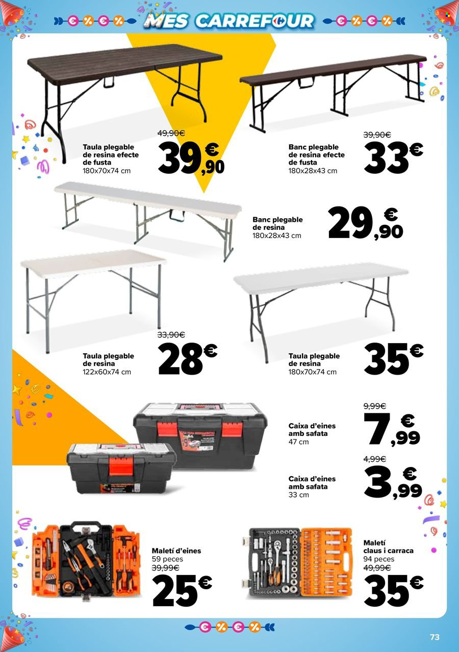 Folleto vigente Carrefour  - 22.4.2025 - 12.5.2025.