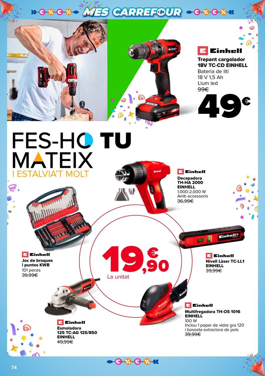 Folleto vigente Carrefour  - 22.4.2025 - 12.5.2025.