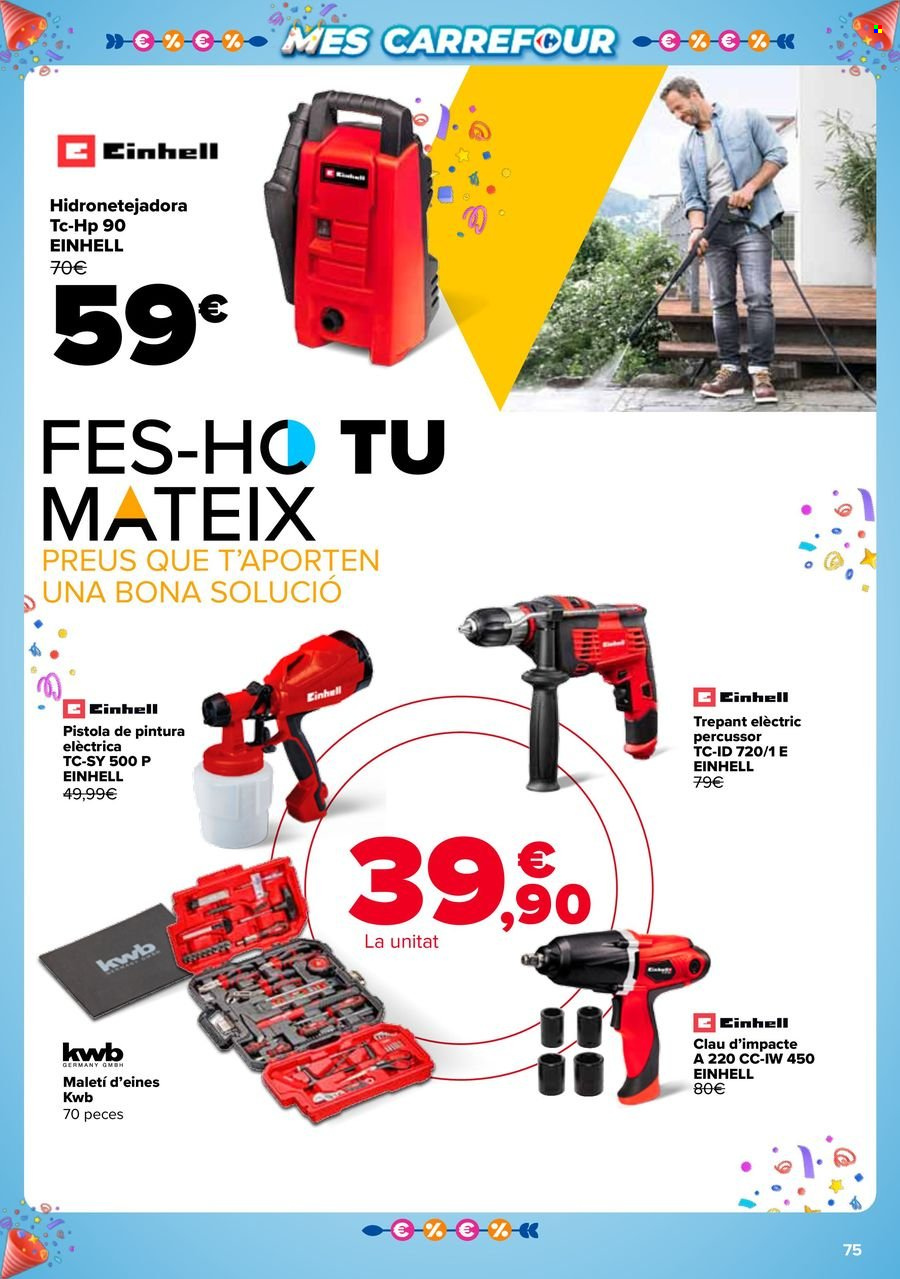 Folleto vigente Carrefour  - 22.4.2025 - 12.5.2025.