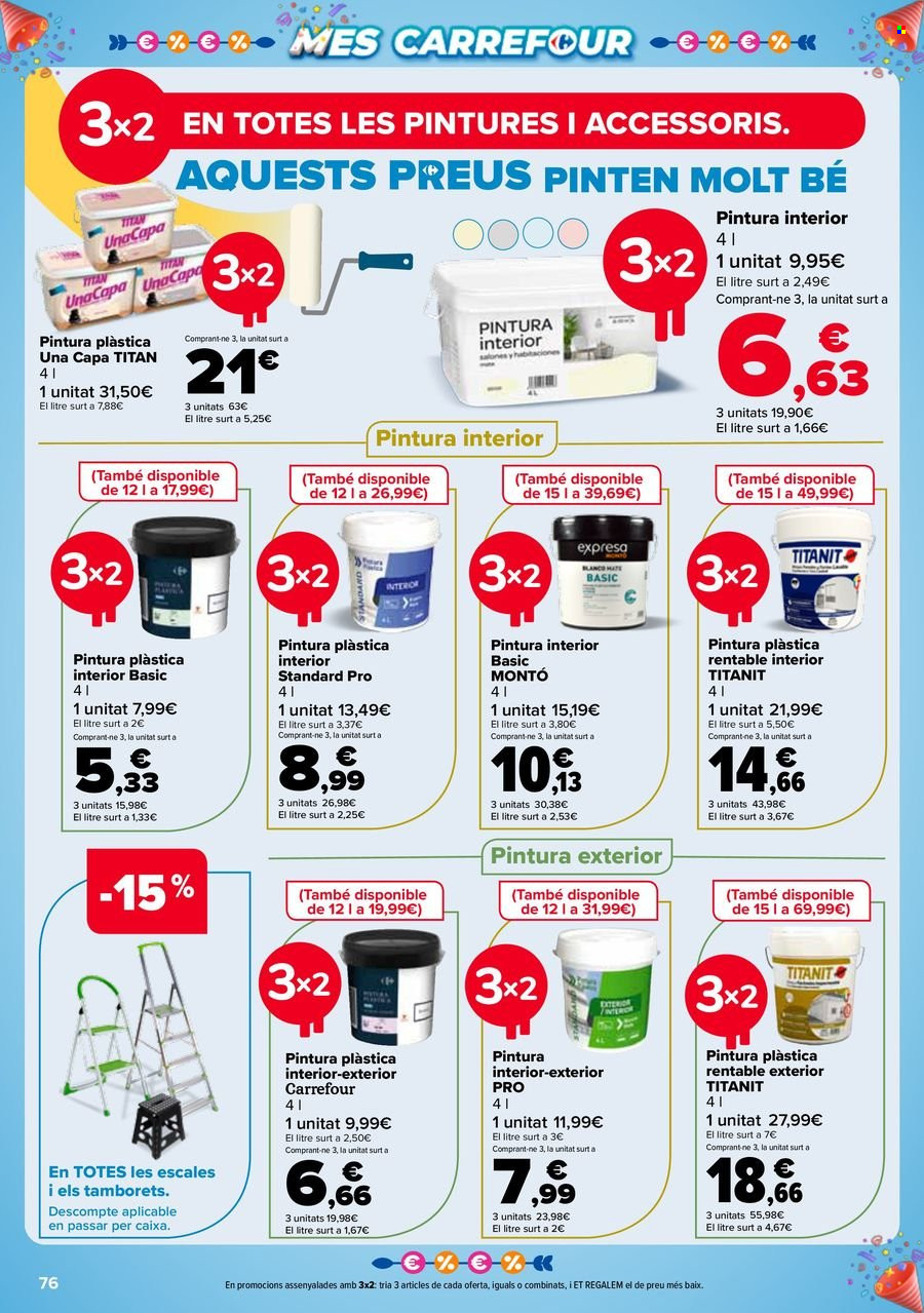 Folleto vigente Carrefour  - 22.4.2025 - 12.5.2025.
