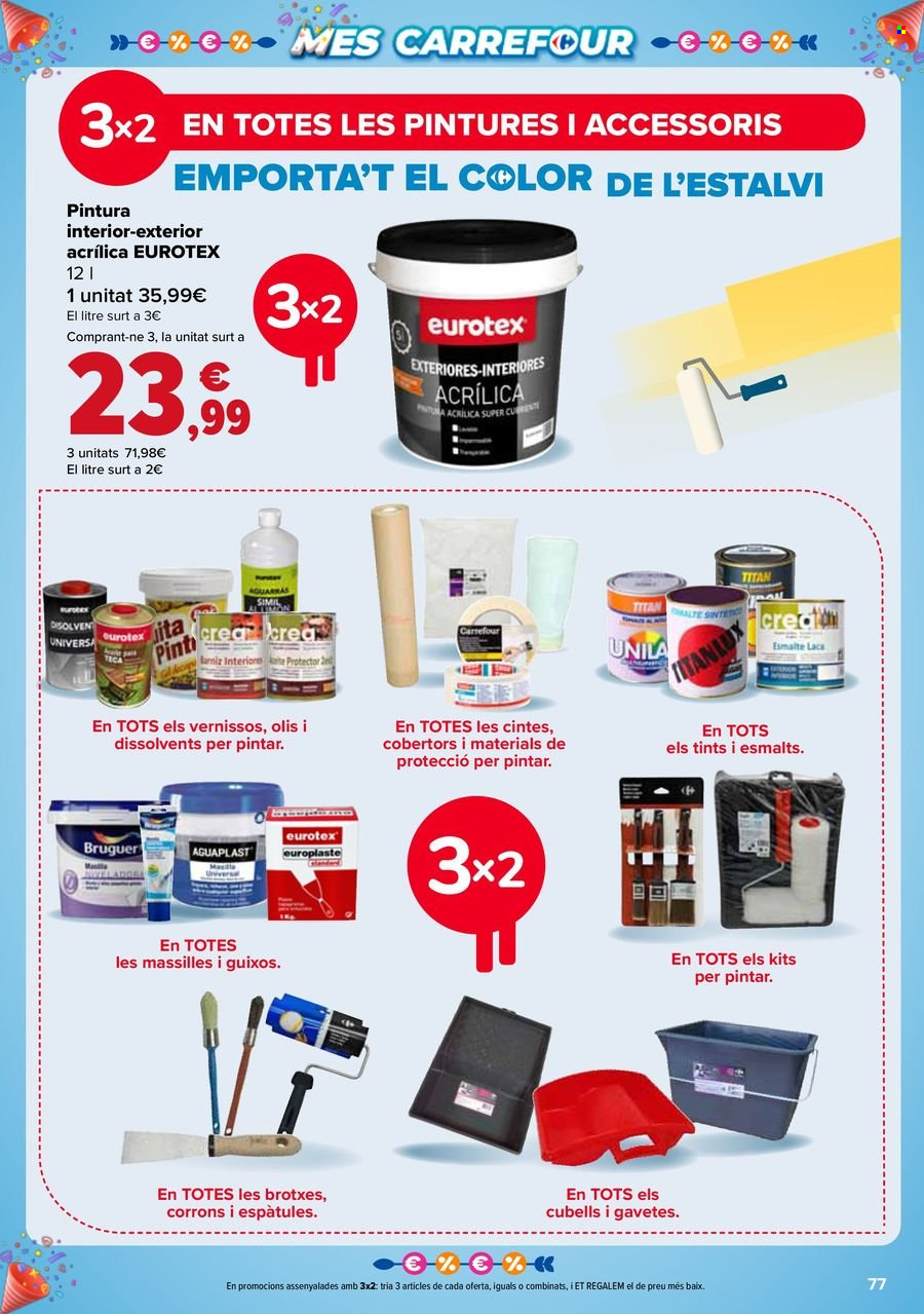 Folleto vigente Carrefour  - 22.4.2025 - 12.5.2025.