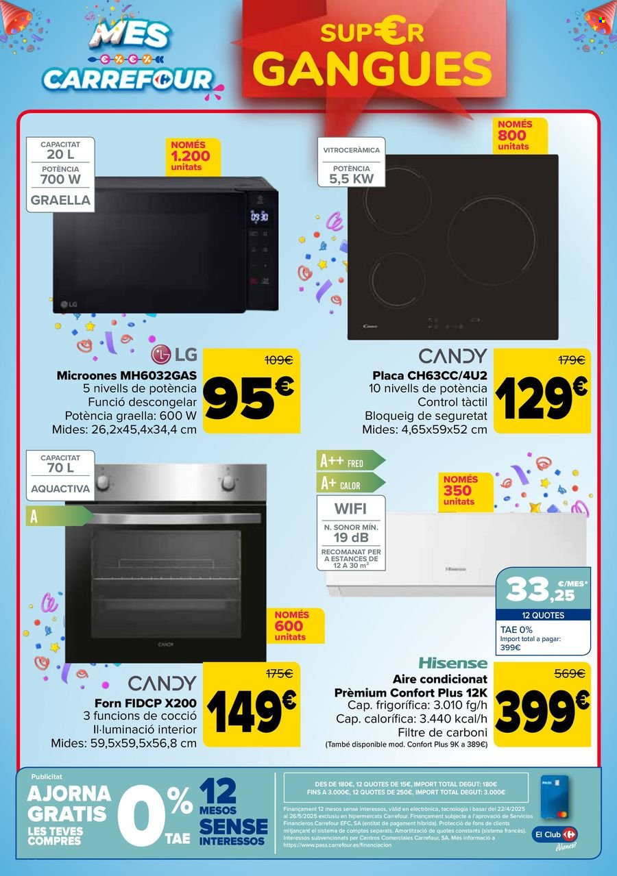 Folleto vigente Carrefour  - 22.4.2025 - 12.5.2025.