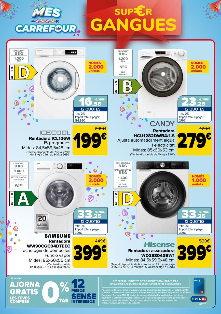Folleto vigente Carrefour  - 22.4.2025 - 12.5.2025.