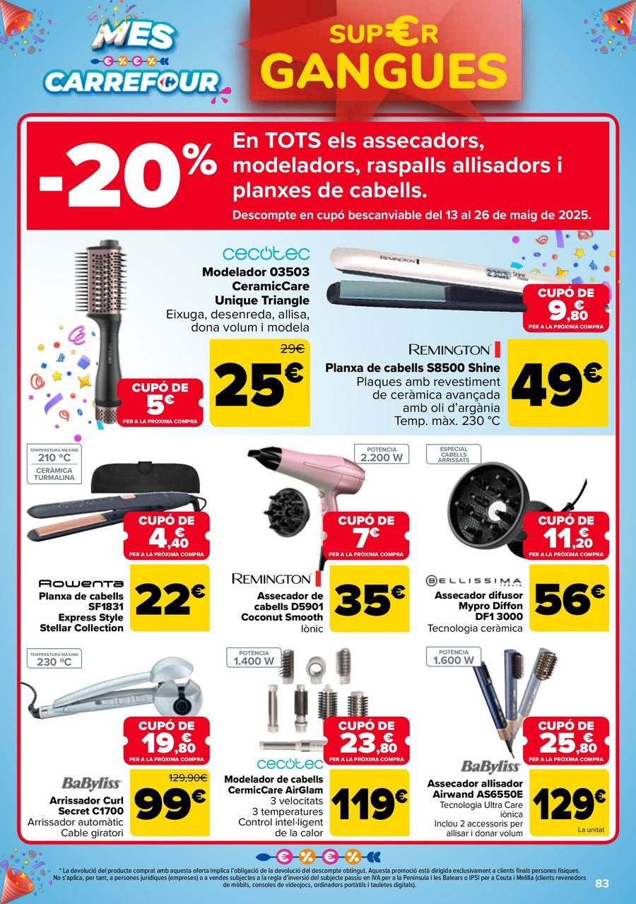 Folleto vigente Carrefour  - 22.4.2025 - 12.5.2025.