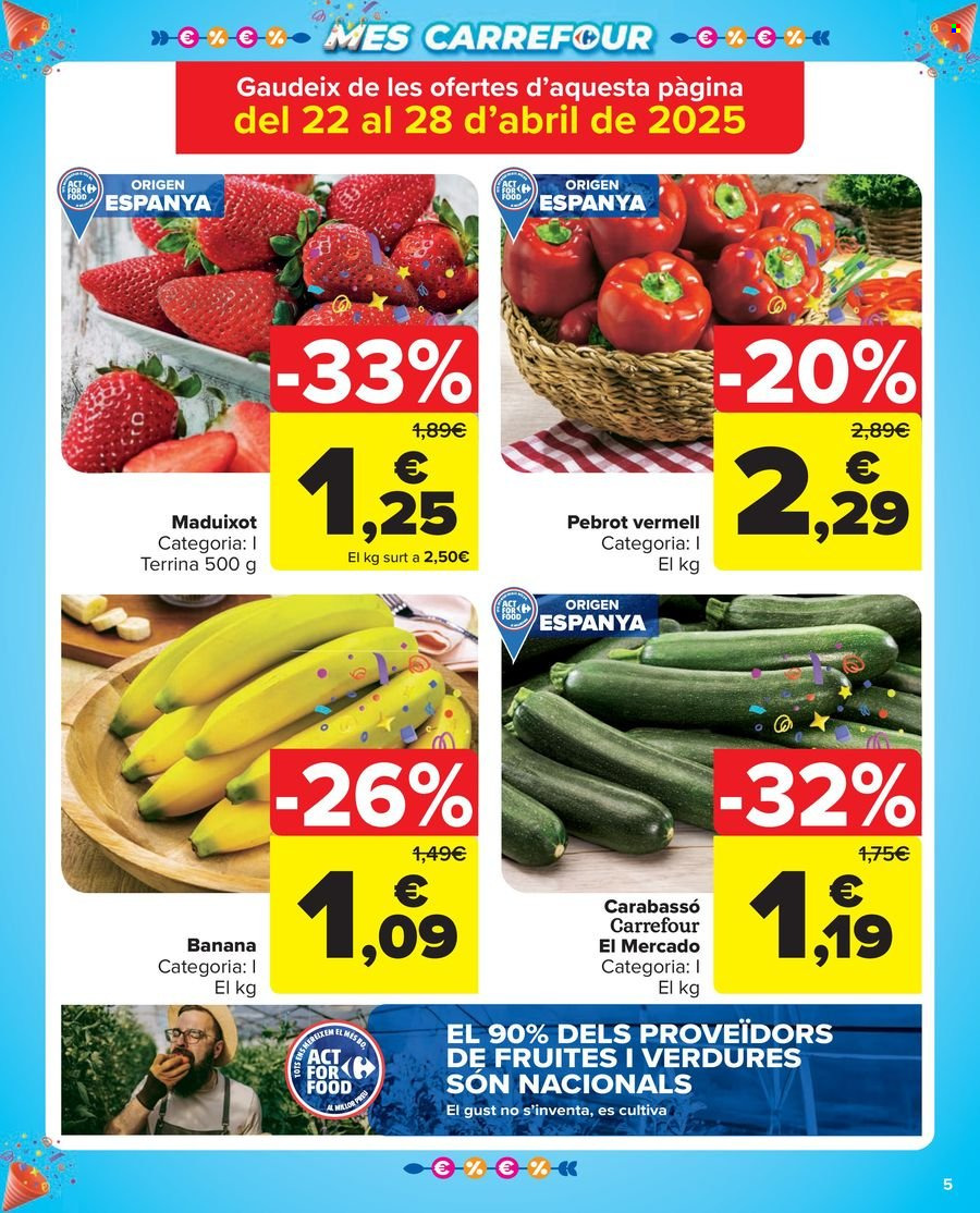 Folleto vigente Carrefour  - 22.4.2025 - 12.5.2025.