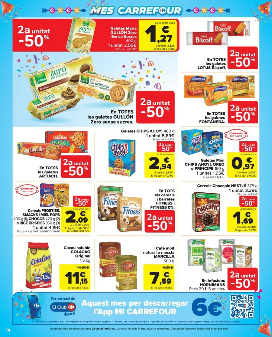 Folleto vigente Carrefour  - 22.4.2025 - 12.5.2025.