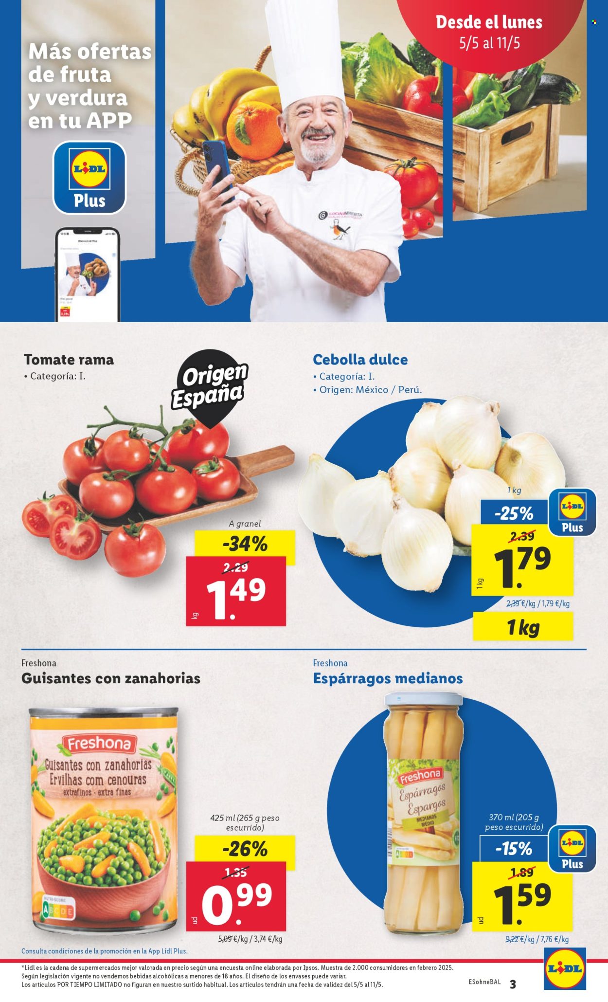 Folleto vigente Lidl  - 5.5.2025 - 11.5.2025.