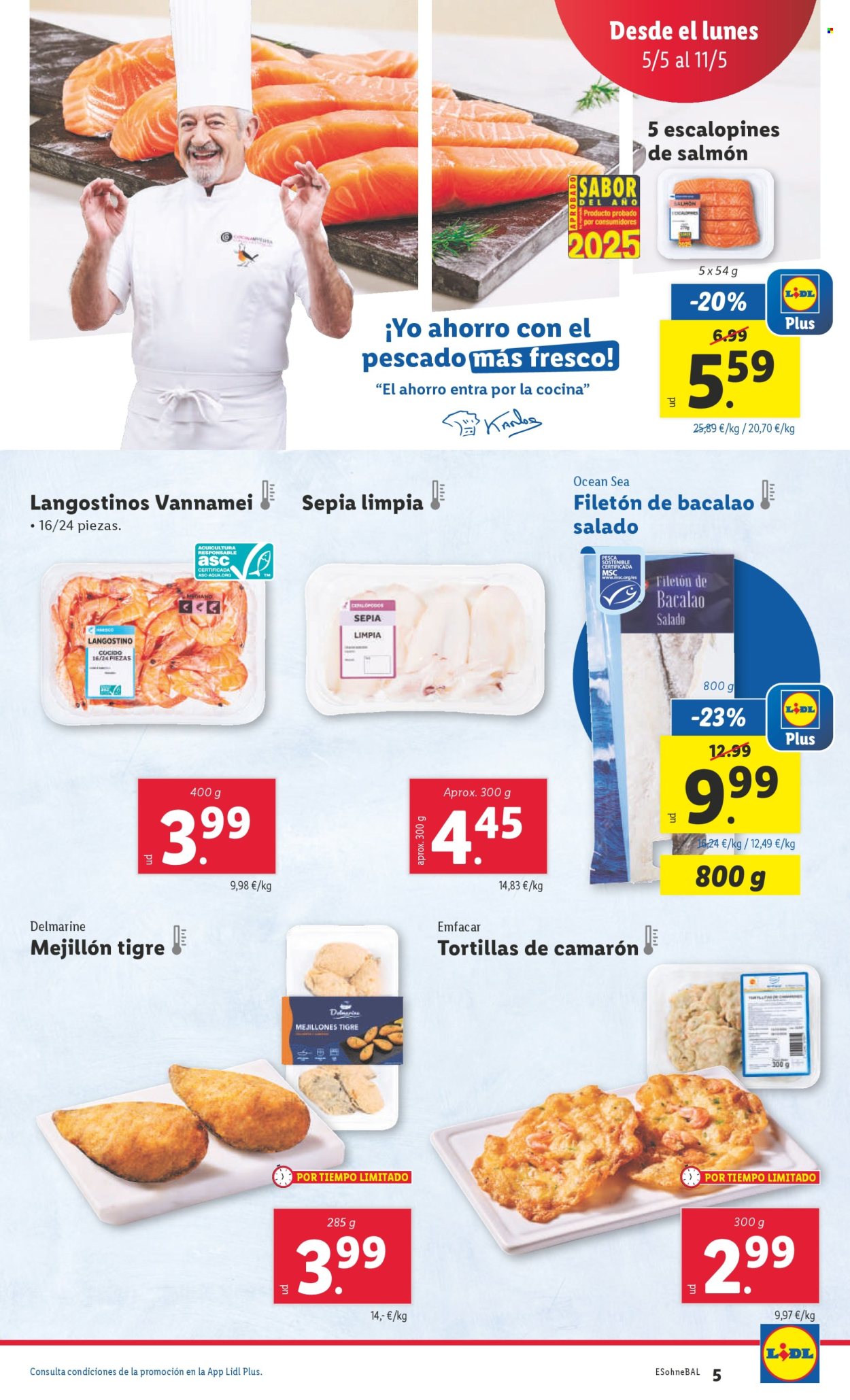 Folleto vigente Lidl  - 5.5.2025 - 11.5.2025.