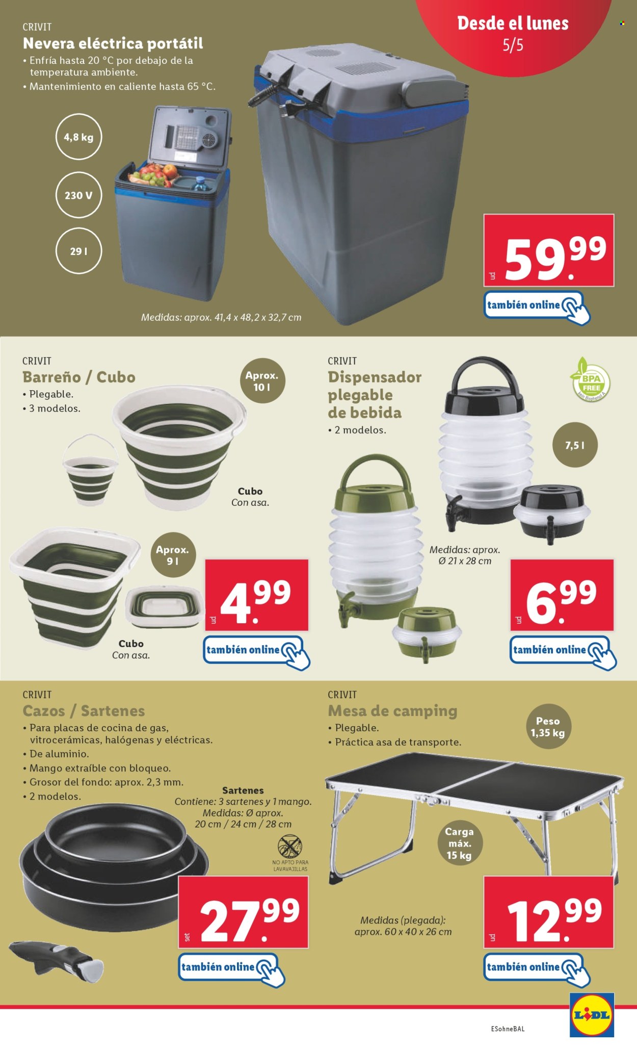 Folleto vigente Lidl  - 5.5.2025 - 11.5.2025.