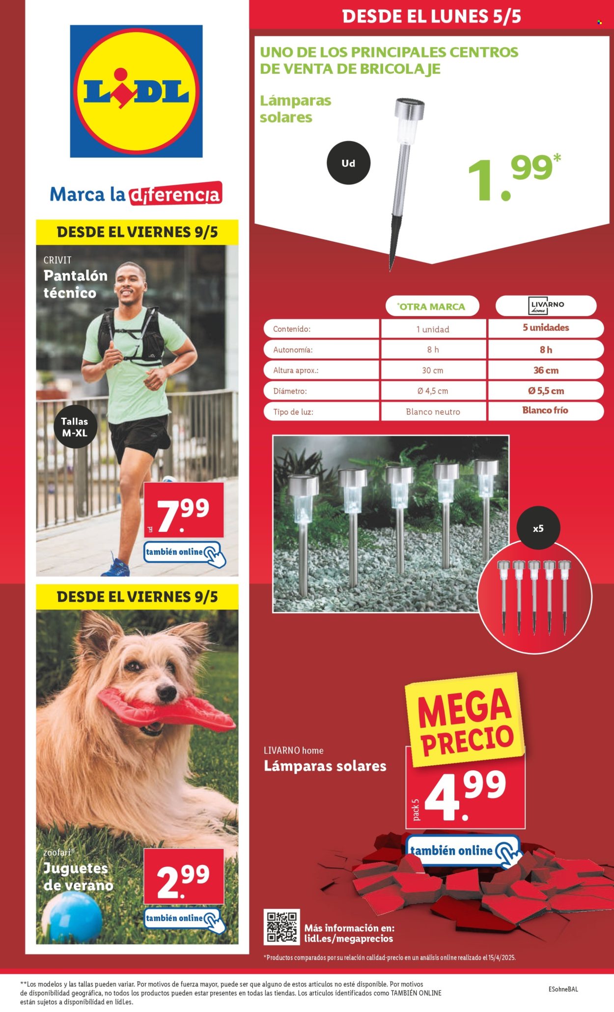 Folleto vigente Lidl  - 5.5.2025 - 11.5.2025.