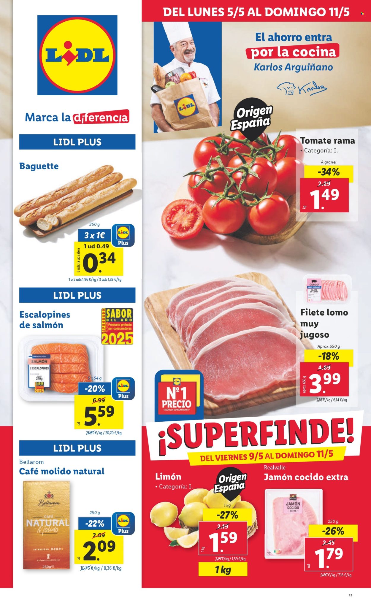 Folleto vigente Lidl  - 5.5.2025 - 11.5.2025.