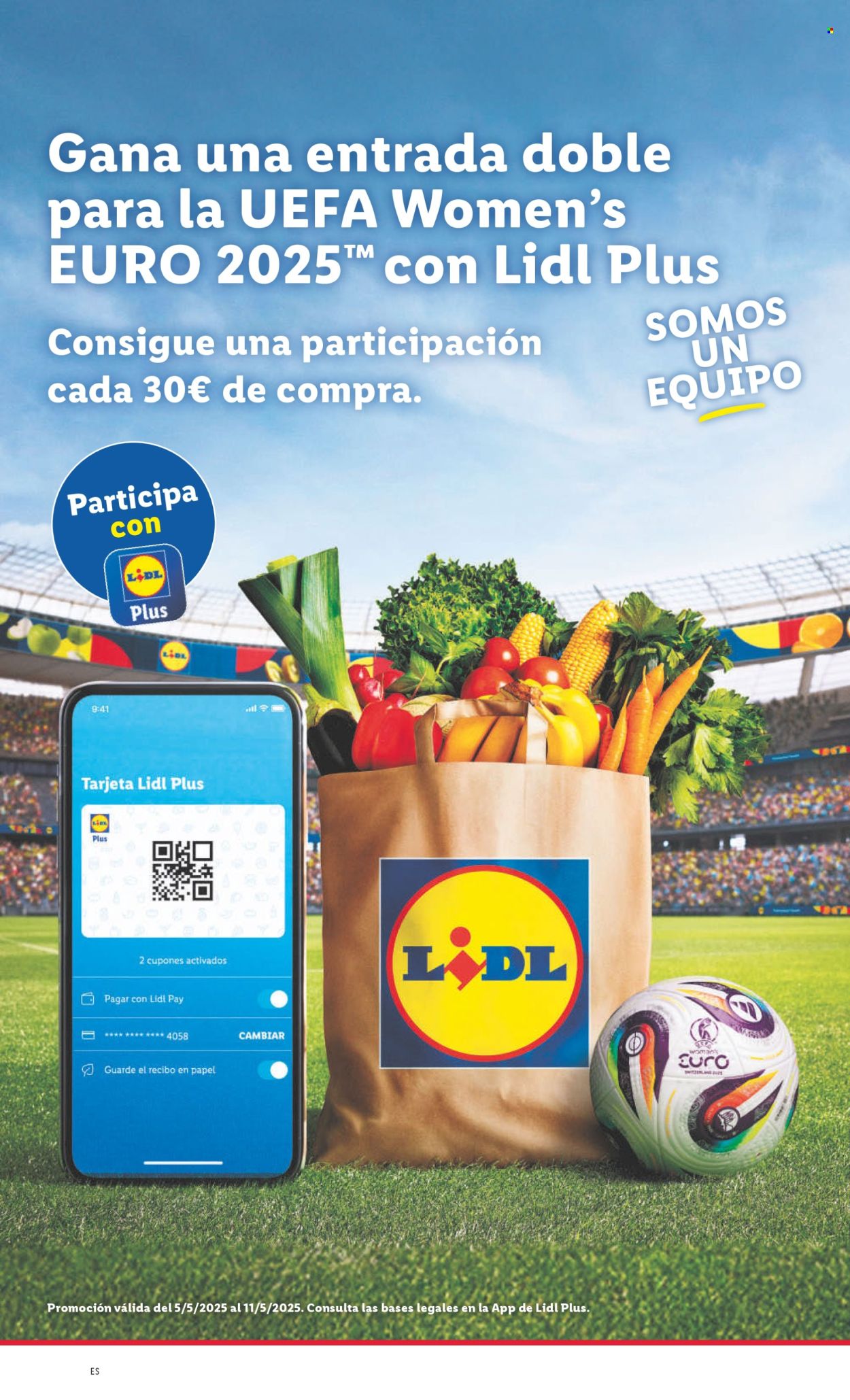 Folleto vigente Lidl  - 5.5.2025 - 11.5.2025.