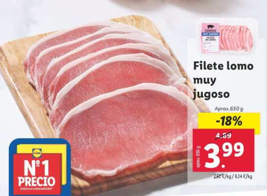 Filete lomo muy jugoso