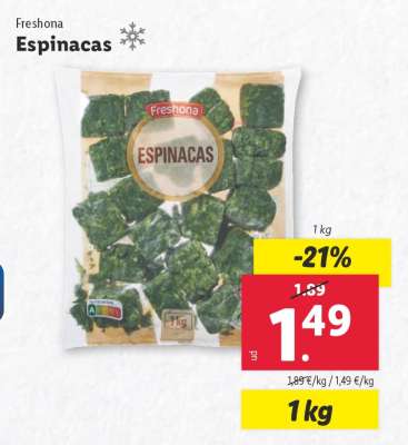 Freshona Espinacas
