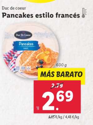 Pancakes estilo francés