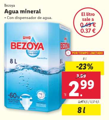 Bezoya Agua mineral