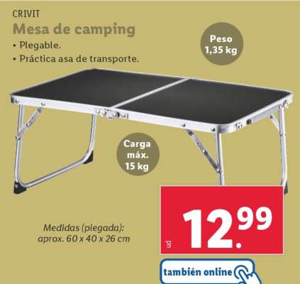 Mesa de camping