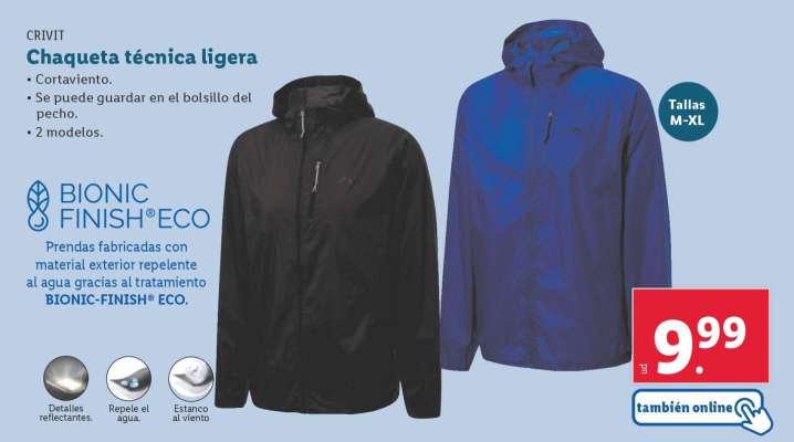 Chaqueta técnica ligera