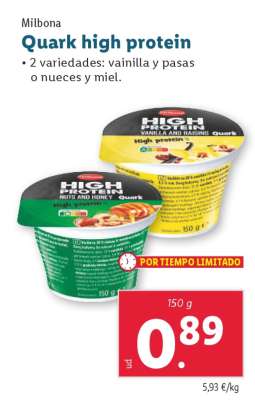 Milbona Quark high protein